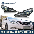 Hcmotionz 2011-2014 lámpara frontal de sonata hyundai